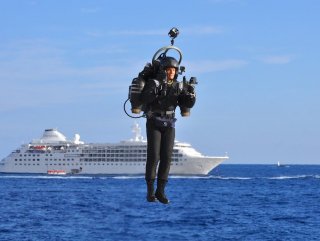 David Mayman, Sidney Limanı’nda Jetpack ile uçtu