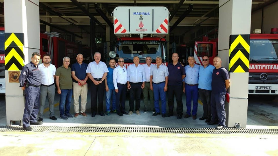 Silivri SİAD Yönetimi İtfaiye Grup Amirliğini ziyaret etti.
