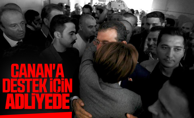 Ekrem İmamoğlu, Canan Kaftancıoğlu’na desteğe gitti