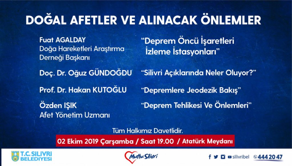 Silivri’de deprem paneli