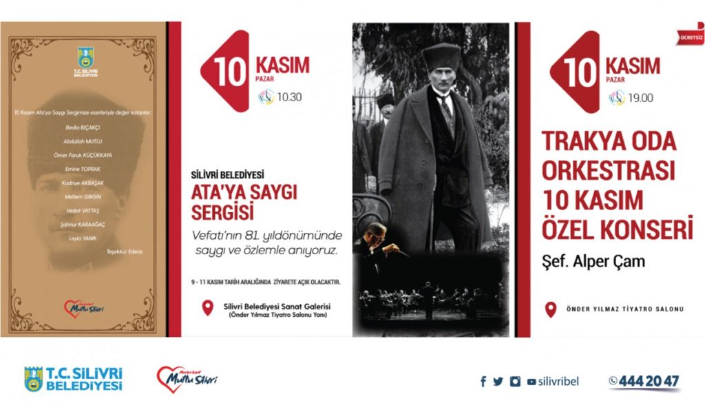 Silivri’de 10 Kasım özel programı