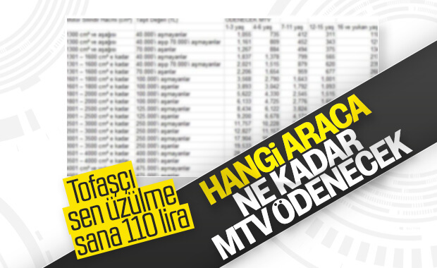 2020 yılı MTV tablosu