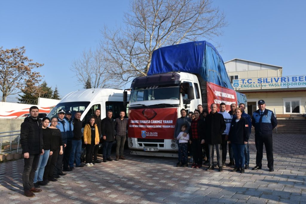 Silivri Belediyesi’nden Sivrice’ye yardım