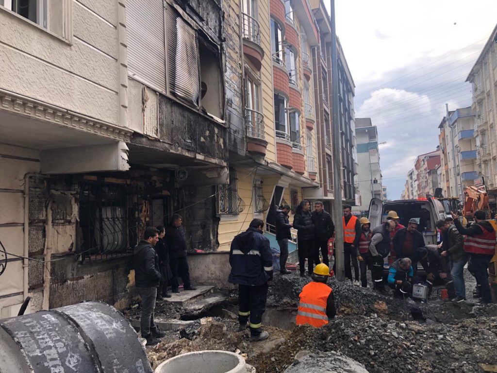 Esenyurt’ta doğalgaz patlaması