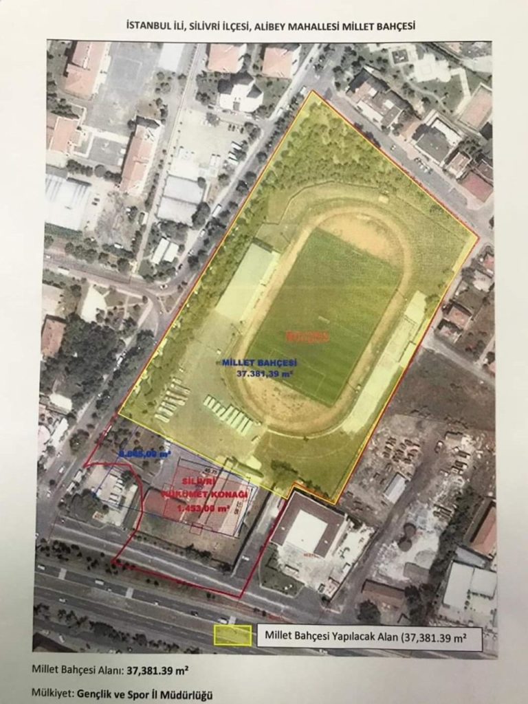 Silivri Stadı yerine Hükümet  Konağı ve Kültür Merkezi