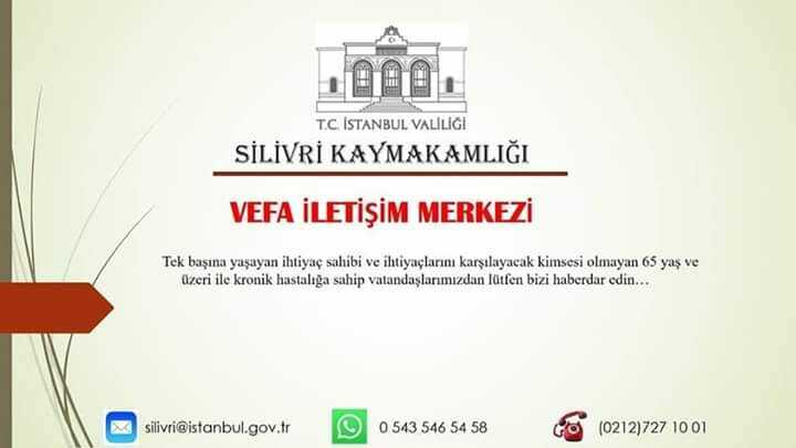 Silivri’de vefa iletişim merkezi kuruldu