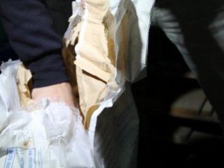 Edirne’de 29 ton kaçak dezenfektan ele geçirildi