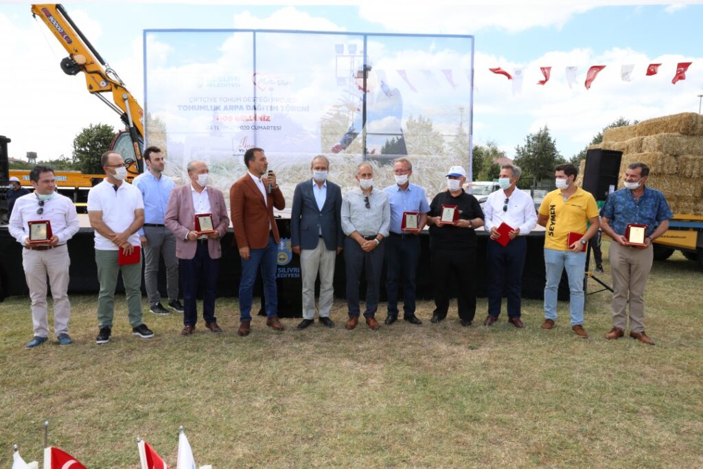 Çiftçiye Tohum Desteği Projesi töreni yapıldı.