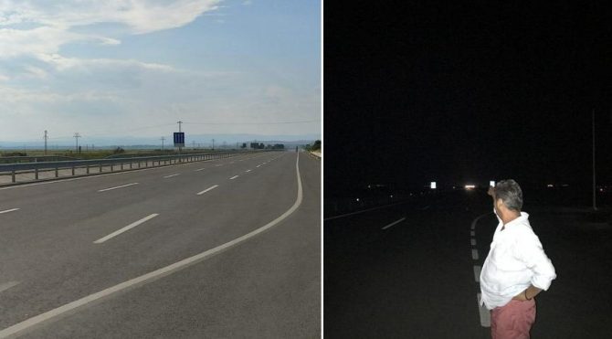 İpsala’da 4 kilometrelik yol ışıksız!