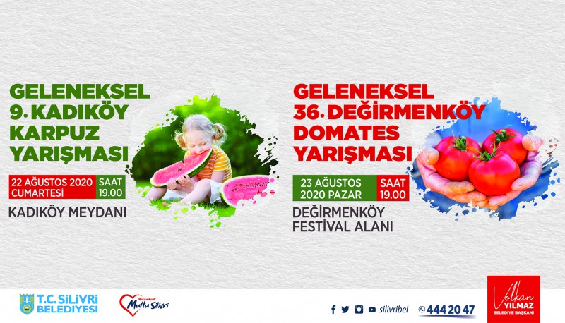Hafta sonu karpuz ve domates yarışması var