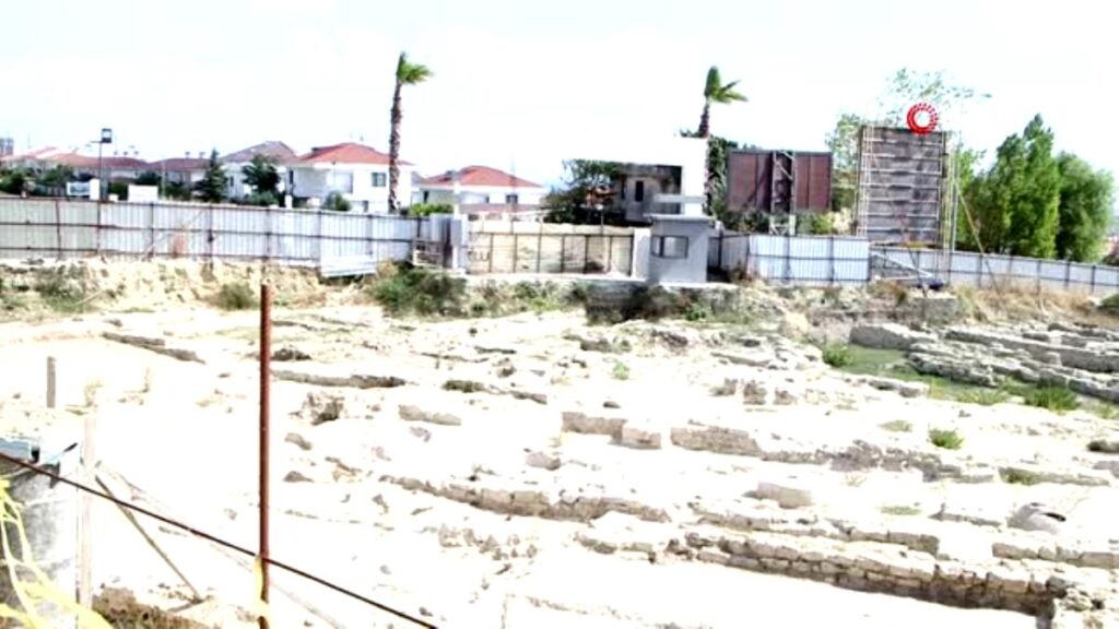 Beylikdüzü’nde tarihi bir kanal kalıntısı tespit edildi