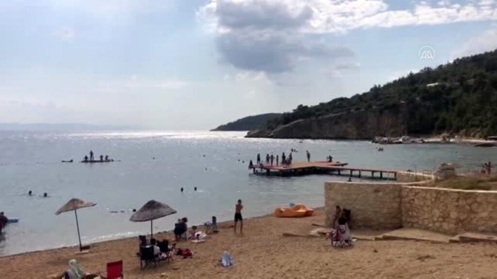 Saros’ta turizm hareketliliği devam ediyor