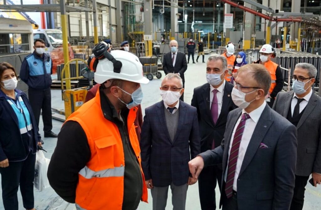Çorlu’da fabrikalara korona virüs denetimi