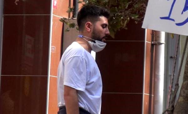 Silivri semt pazarında koronavirüs denetimi