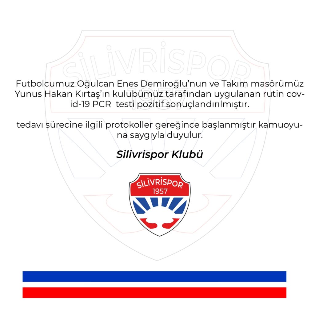 Silivrispor’a Covid-19 şoku
