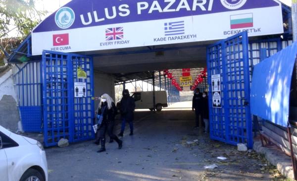 Edirne’nin meşhur Ulus Pazarı kapandı, Bulgar turistler geri döndü