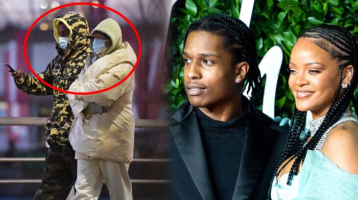 Rihanna ile ASAP Rocky’den yan yana ilk fotoğraf