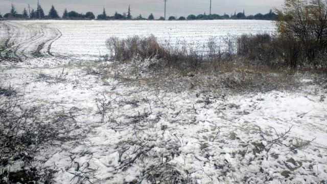Tekirdağ’ın yüksek kesimleri beyaza büründü