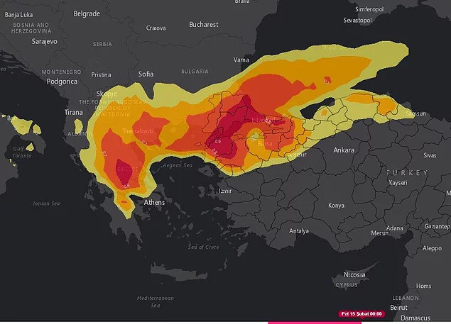 İstanbul’da kar yağışının haritası: Silivri kırmızı bölgede