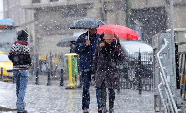 Meteoroloji tarihi duyurdu! İstanbul’a kar ve fırtına geliyor…
