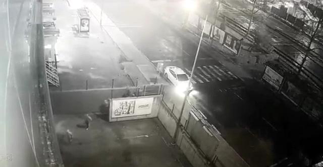 Silivri’de Bekçilerin hırsızları kovaladığı anlar