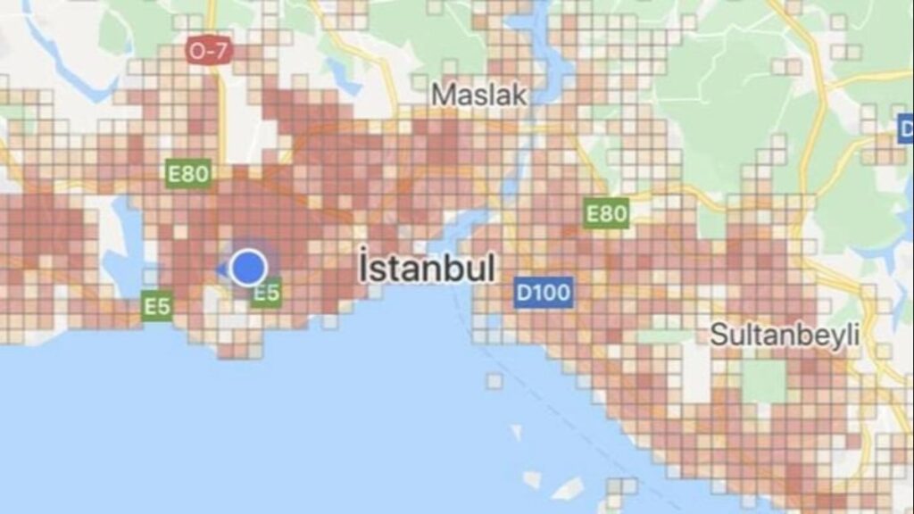 İstanbul koronavirüs risk haritasında Bölgemiz ilçelerinin son durumu