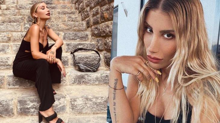İrem Derici’den havuz başında poz