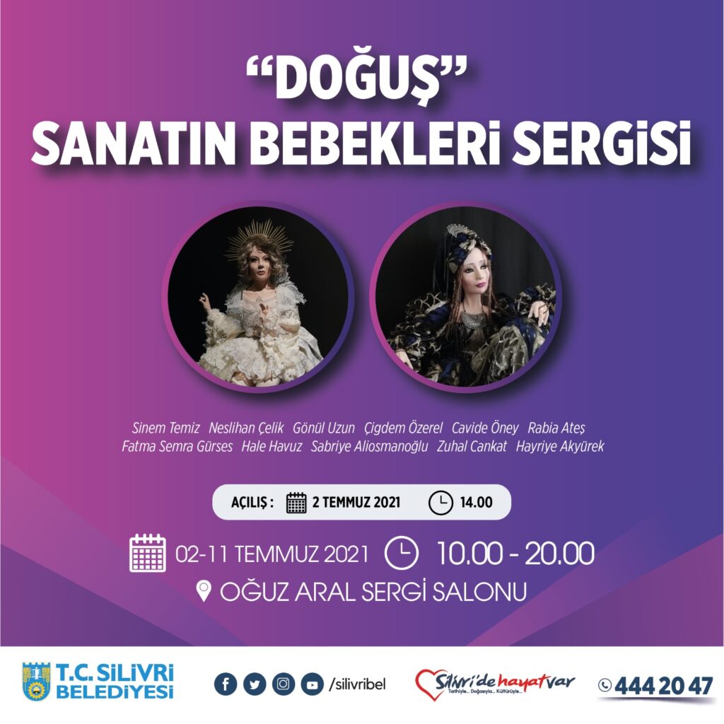 Sanatın Bebekleri Sergisi açıldı.