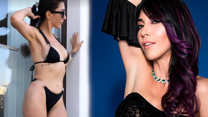 Hande Yener’den bikinili poz