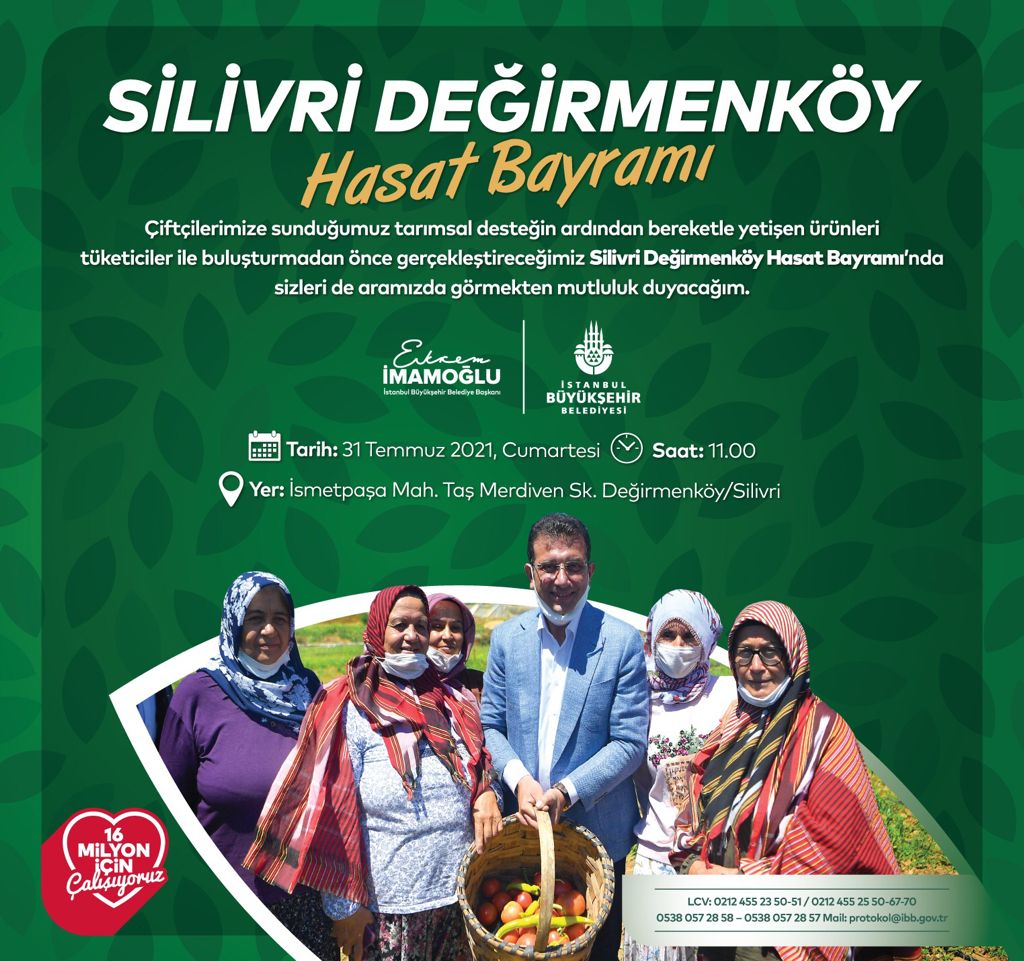 İmamoğlu Hasat Bayramı için Değirmenköy’e geliyor