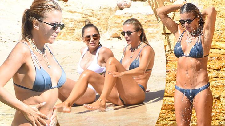 Ivana Sert’in Çeşme tatili! Kendini serin sulara bıraktı