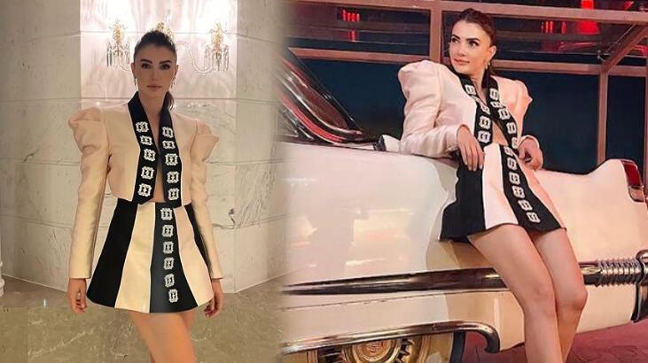 Burcu Özberk’in ödül töreninde giydiği kıyafeti beğeni topladı
