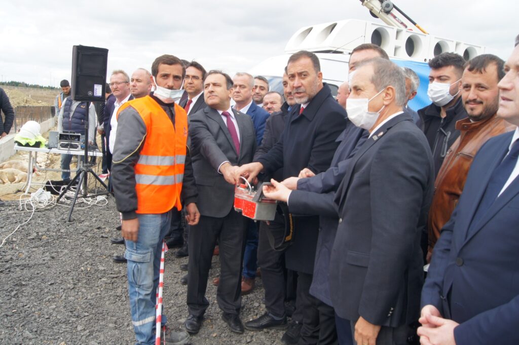 Silivri Hayvan Pazarı Temel Atma Töreni gerçekleştirildi.