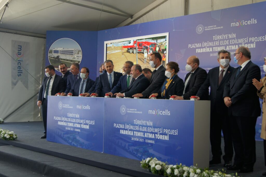 Plazma Ürünleri tesisinin temel atma töreni gerçekleşti.
