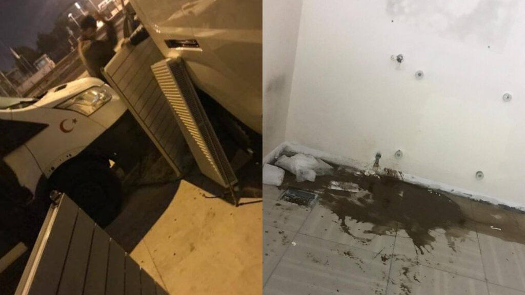 Kalorifer peteği hırsızları iş yerine girdi