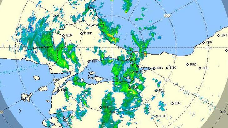 Meteoroloji radar görüntüsünü paylaştı! Kuvvetli geliyor
