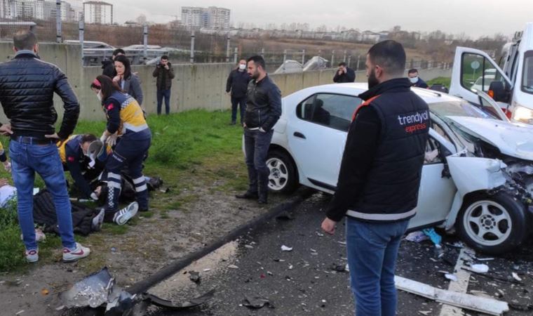 Çerkezköy’de feci kaza: 5 yaralı
