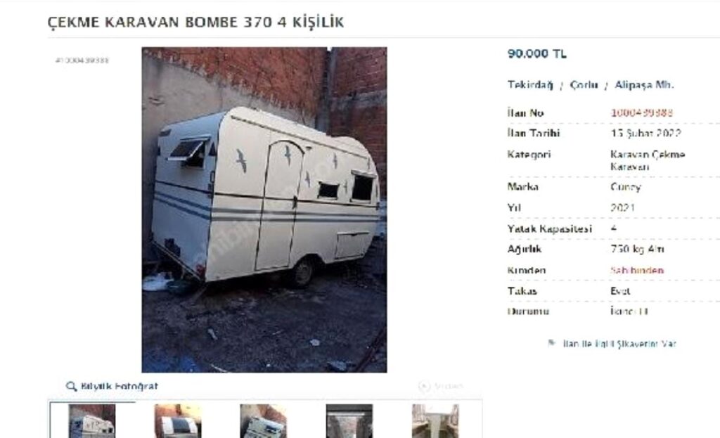 Çaldıkları karavanı satarken suçüstü yakalandılar
