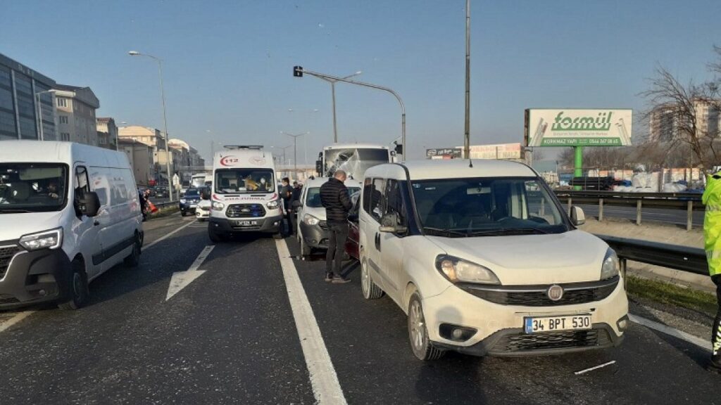Silivri’de zincirleme trafik kazası