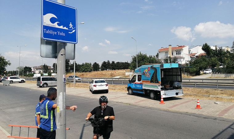 İBB Silivri’ye 12 Tsunami Panosu konuyor