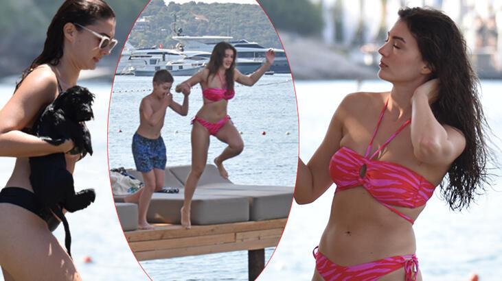 Burcu Özberk’in Bodrum tatili! Fit hali dikkat çekti