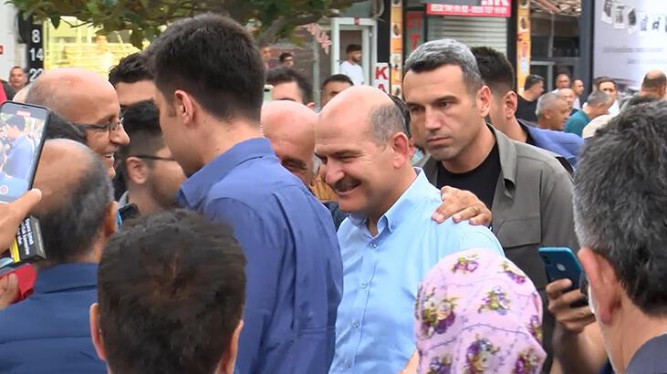 Soylu Silivri’de ziyaretlerde bulundu