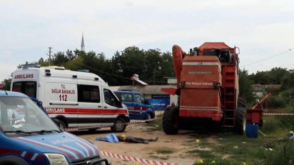 Edirne’de hasat tartışması kanlı bitti: Baba ve oğul can verdi