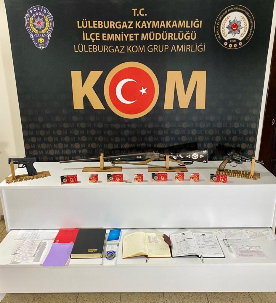 Lüleburgaz’da tefecilik operasyonunda 5 kişi yakalandı