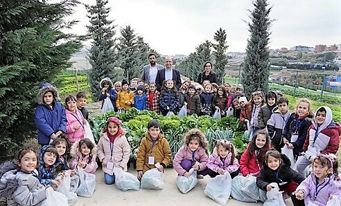 Yaşam Bahçesi’nde kış hasadı yapıldı.