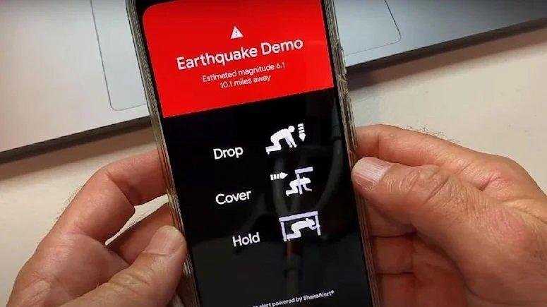 Düzce depremi öncesinde Android deprem uyarı sistemi bildirim gönderdi