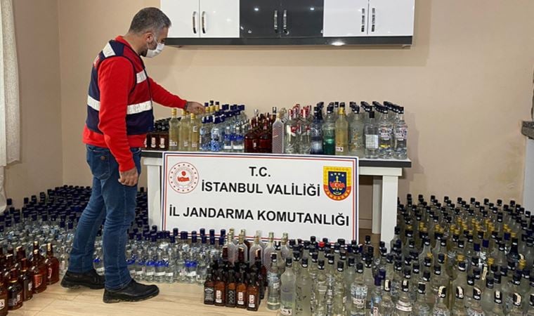 Silivri’de yılbaşı öncesi ‘sahte içki’ operasyonu