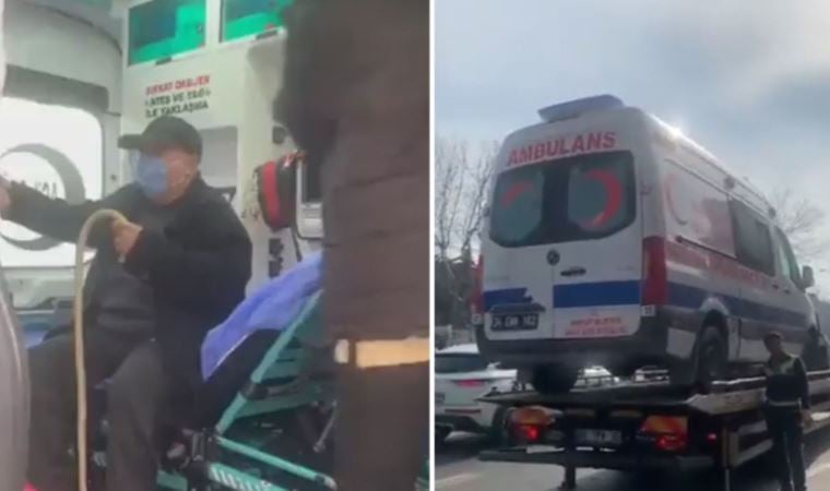 Esenyurt Belediyesinin ambulansını ‘içinde hasta varken’ haczettiler