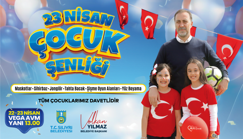 Silivri Belediyesinden 23 Nisan Çocuk Şenliği