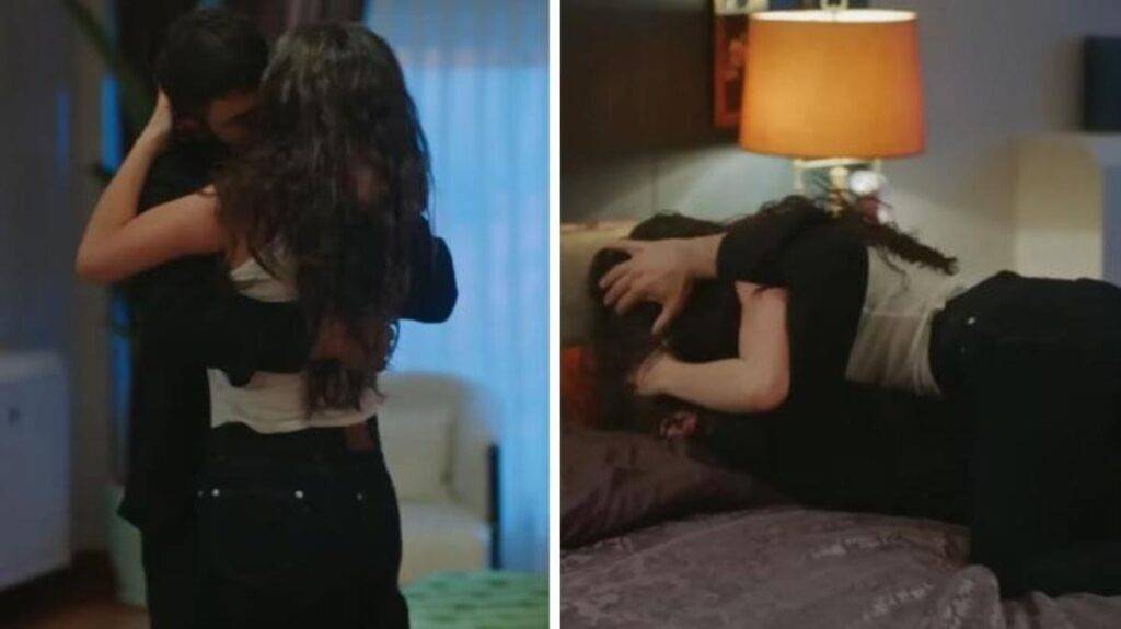 Boşanmasıyla gündemden düşmeyen Demet Özdemir’in Adım Farah dizisindeki yatak sahnesi kasıp kavurdu